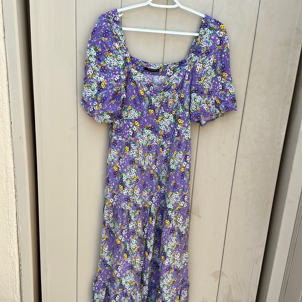 Trendyol lavender Beatiful flower dress